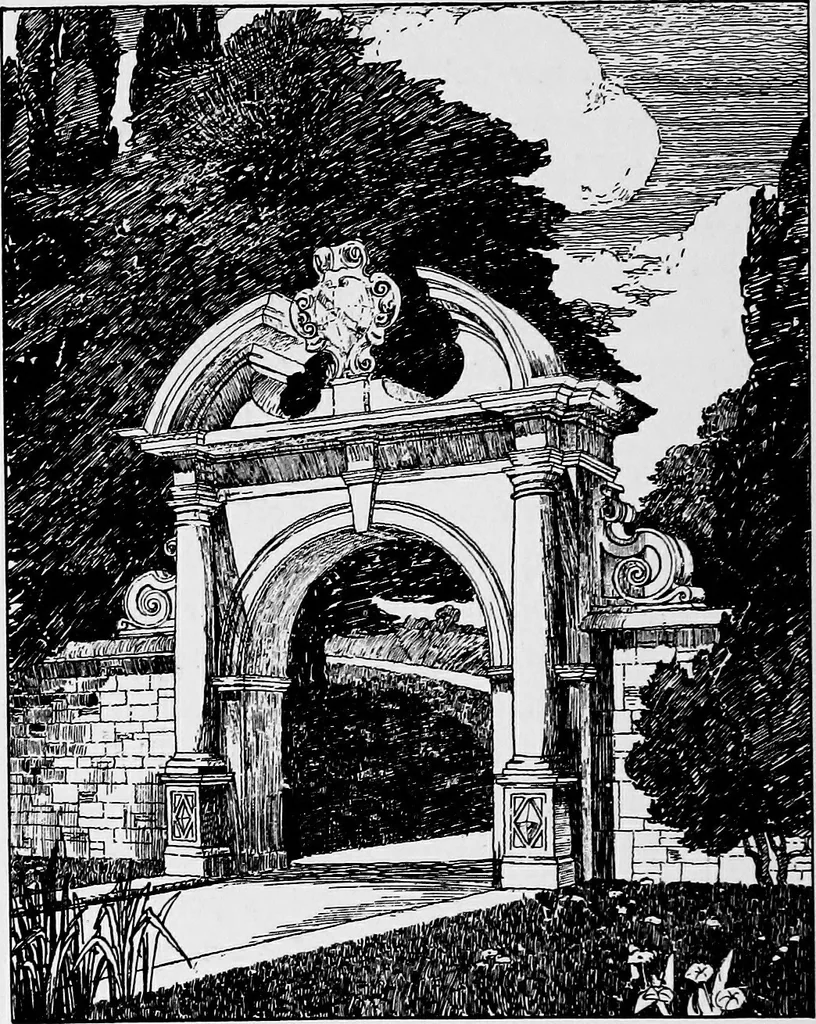 An illustration from Gardens in the making, 1914, leaf 85