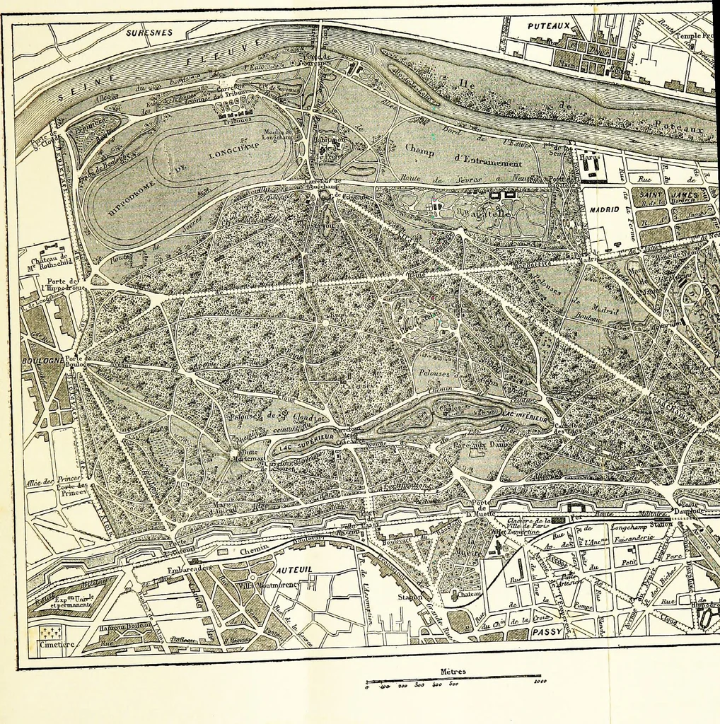 An illustration from The parks, promenades, & gardens of Paris, described and considered in relation to the wants of our own cities, and the public and private gardens, 1869, leaf 85