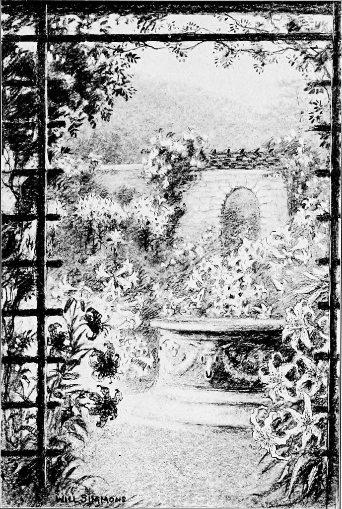 An illustration from My garden, 1920, leaf 162