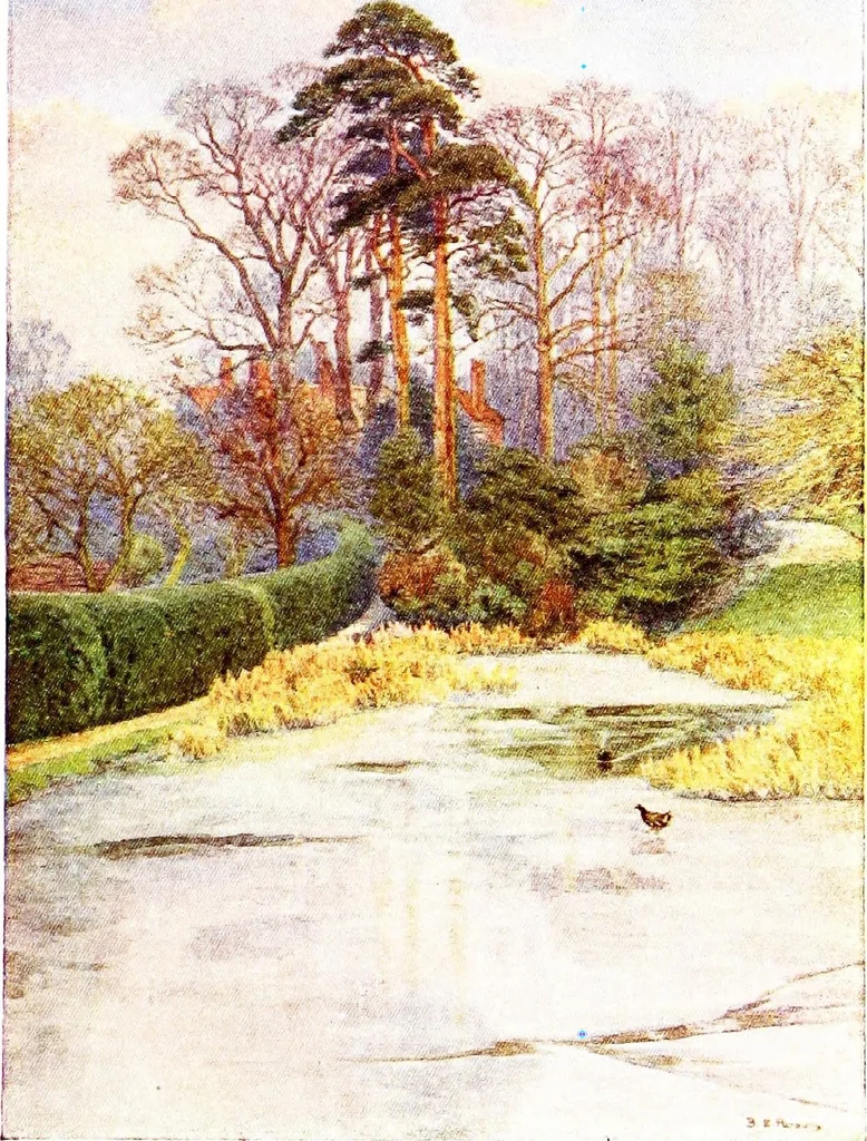 An illustration from The charm of gardens, 1910, leaf 198