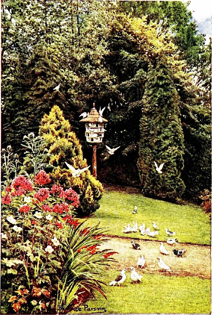An illustration from The charm of gardens, 1910, leaf 278