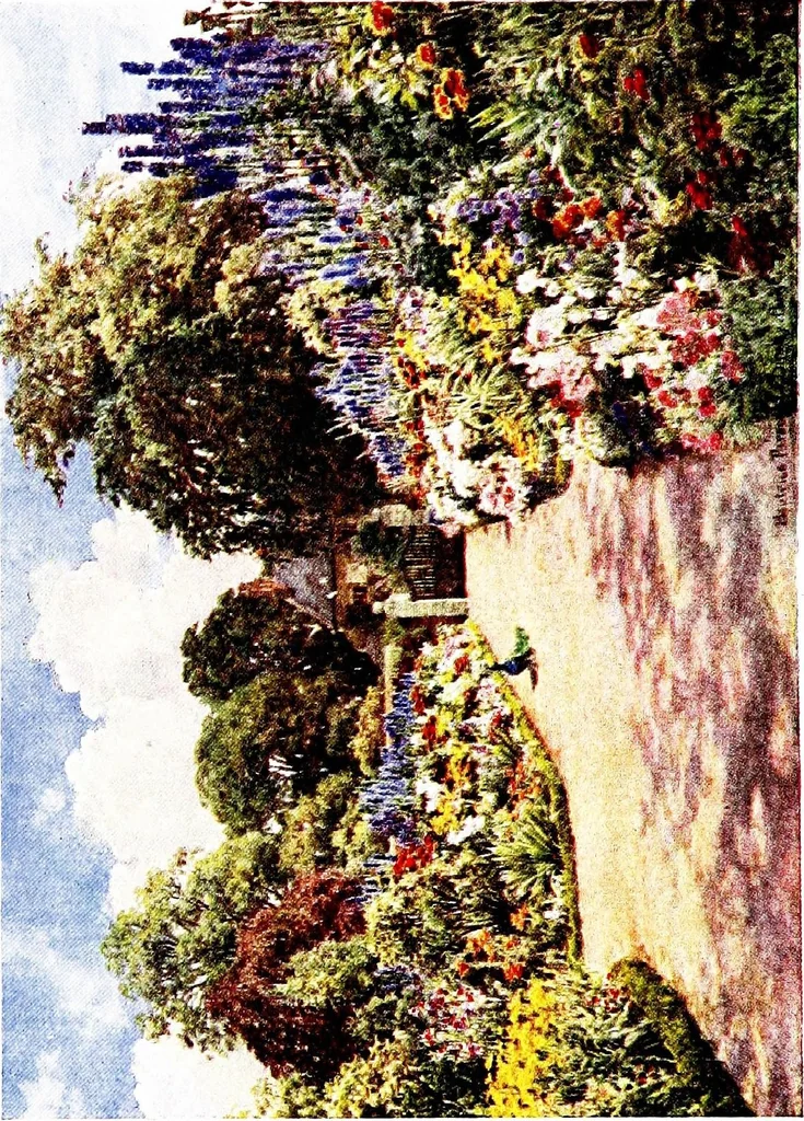 An illustration from The charm of gardens, 1910, leaf 289