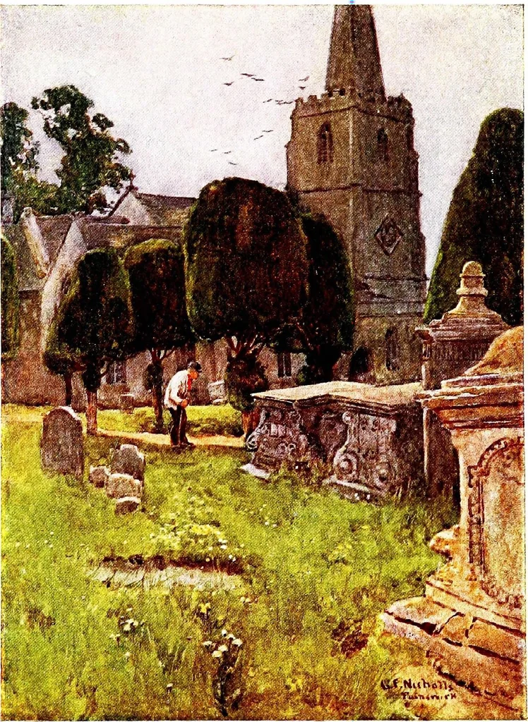 An illustration from The charm of gardens, 1910, leaf 311