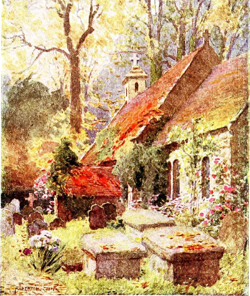 An illustration from The charm of gardens, 1910, leaf 316