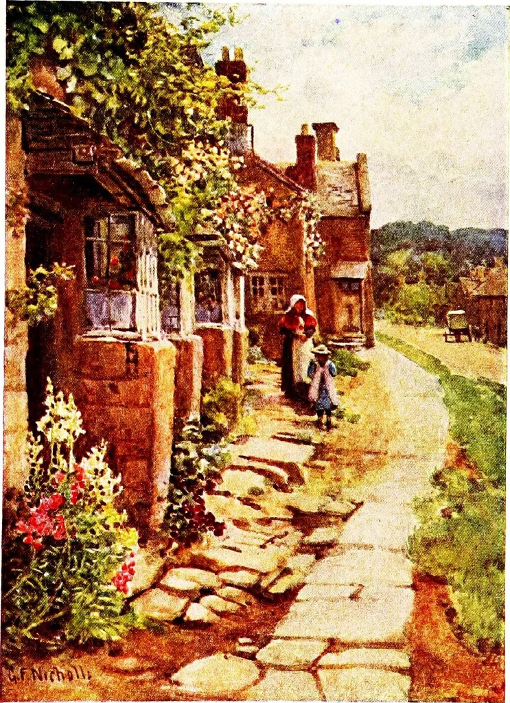 An illustration from The charm of gardens, 1910, leaf 60