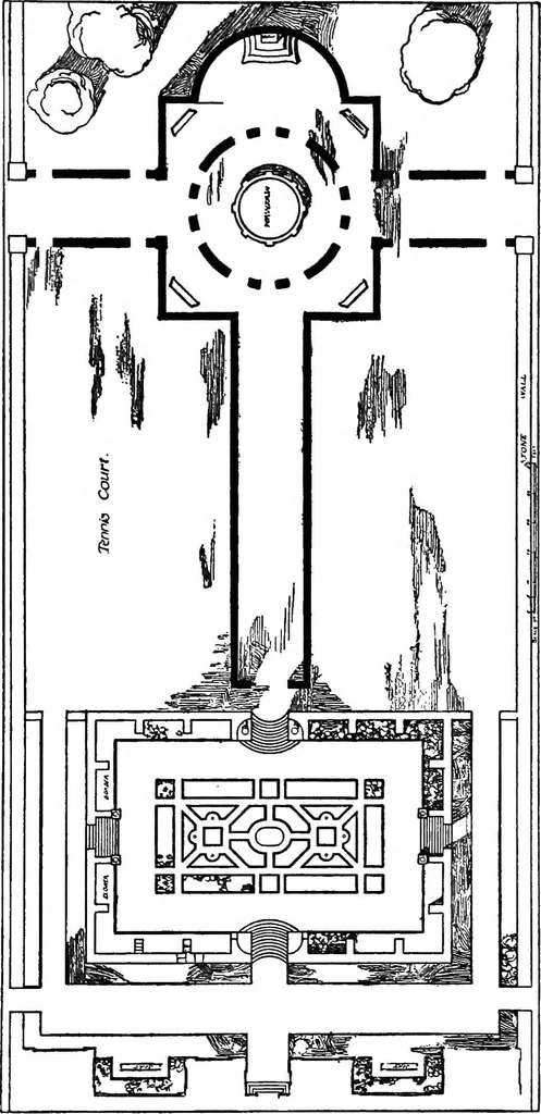 An illustration from Garden-craft old and new, 1902, leaf 204