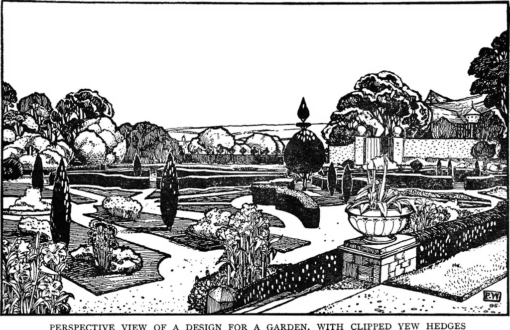 An illustration from Garden-craft old and new, 1902, leaf 230