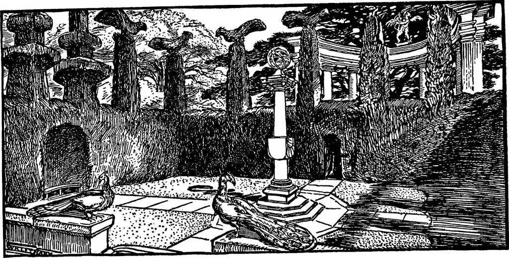 An illustration from Garden-craft old and new, 1902, leaf 7