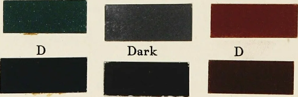 An illustration from The theory and practice of color, 1920, leaf 15