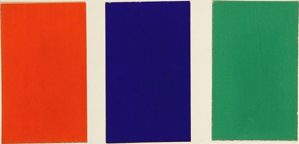 An illustration from The theory and practice of color, 1920, leaf 34