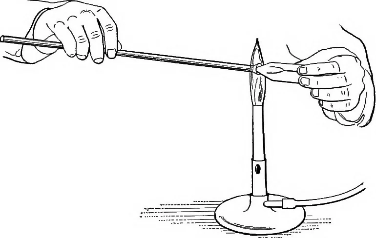 An illustration from Inductive elementary physical science with inexpensive apparatus, and without laboratory equipment, 1897, leaf 110
