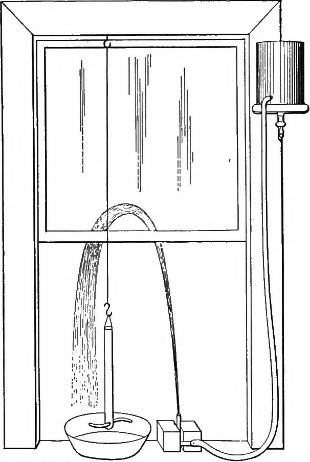 An illustration from Inductive elementary physical science with inexpensive apparatus, and without laboratory equipment, 1897, leaf 112