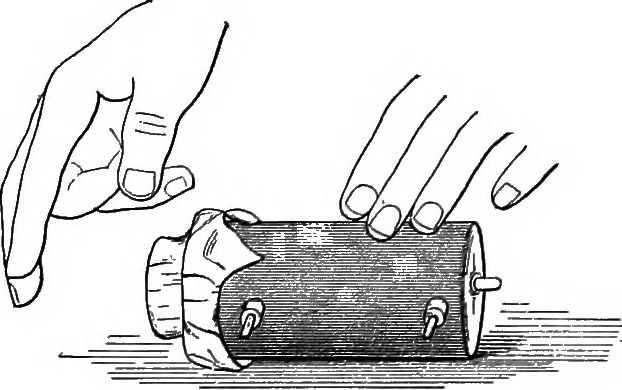An illustration from Inductive elementary physical science with inexpensive apparatus, and without laboratory equipment, 1897, leaf 61