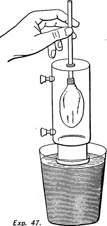 An illustration from Inductive elementary physical science with inexpensive apparatus, and without laboratory equipment, 1897, leaf 70