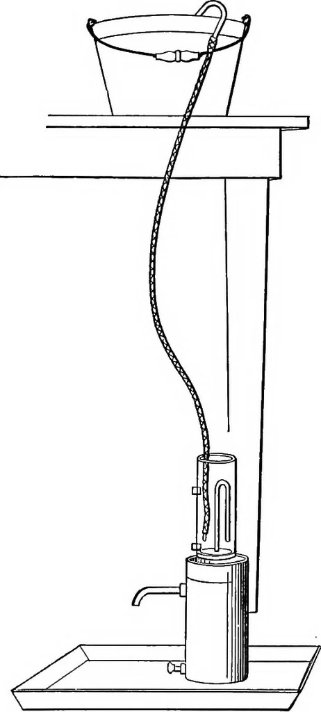 An illustration from Inductive elementary physical science with inexpensive apparatus, and without laboratory equipment, 1897, leaf 79