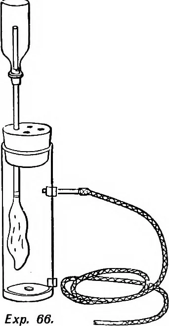 An illustration from Inductive elementary physical science with inexpensive apparatus, and without laboratory equipment, 1897, leaf 81