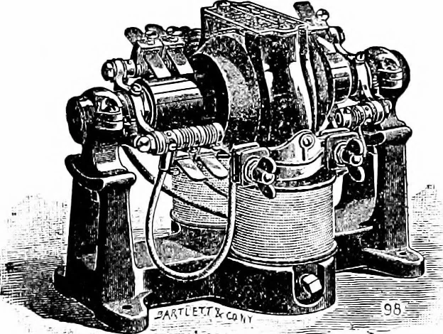 An illustration from Things a boy should know about electricity, 1900, leaf 115
