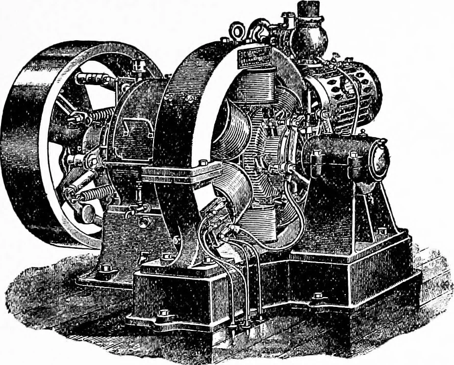 An illustration from Things a boy should know about electricity, 1900, leaf 166