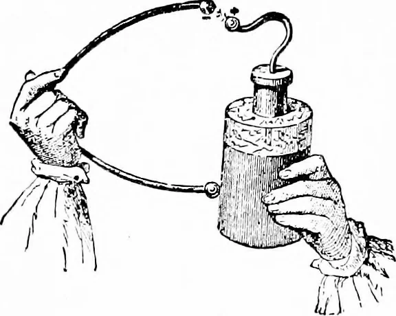 An illustration from Things a boy should know about electricity, 1900, leaf 18