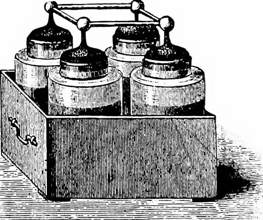 An illustration from Things a boy should know about electricity, 1900, leaf 19