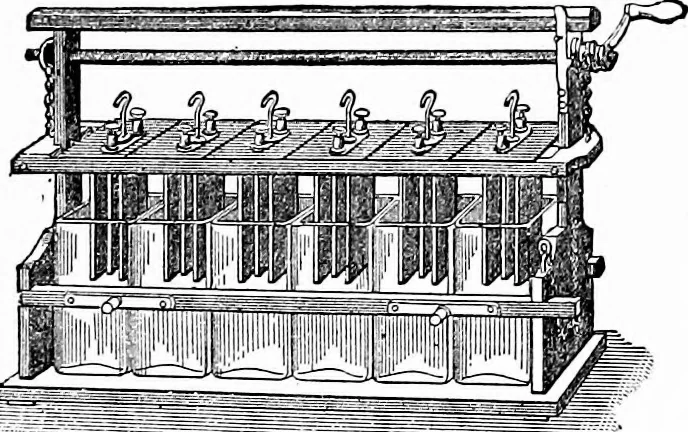 An illustration from Things a boy should know about electricity, 1900, leaf 42