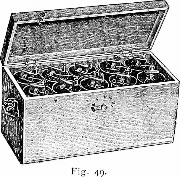 An illustration from Things a boy should know about electricity, 1900, leaf 45