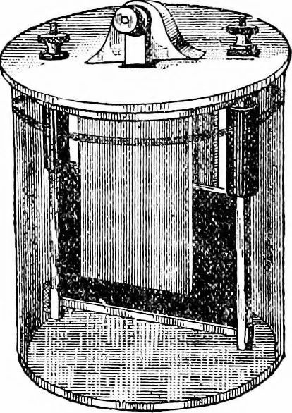 An illustration from Things a boy should know about electricity, 1900, leaf 45