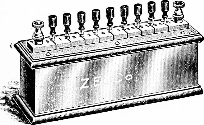 An illustration from Things a boy should know about electricity, 1900, leaf 54
