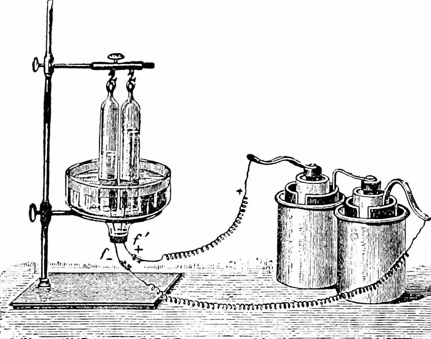 An illustration from Things a boy should know about electricity, 1900, leaf 61