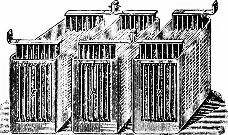 An illustration from Things a boy should know about electricity, 1900, leaf 69