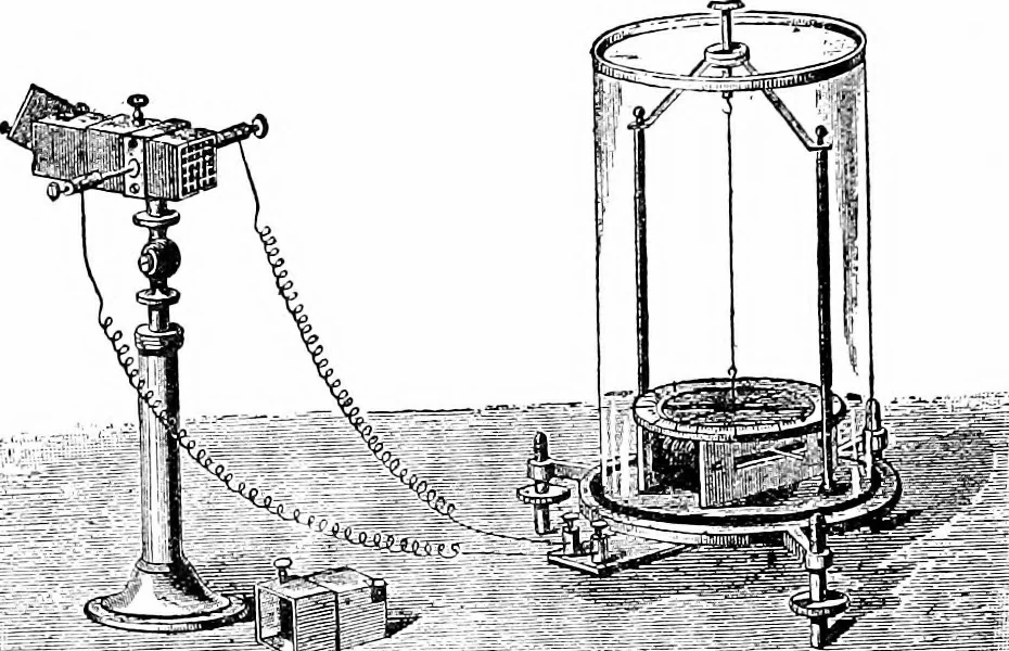 An illustration from Things a boy should know about electricity, 1900, leaf 73