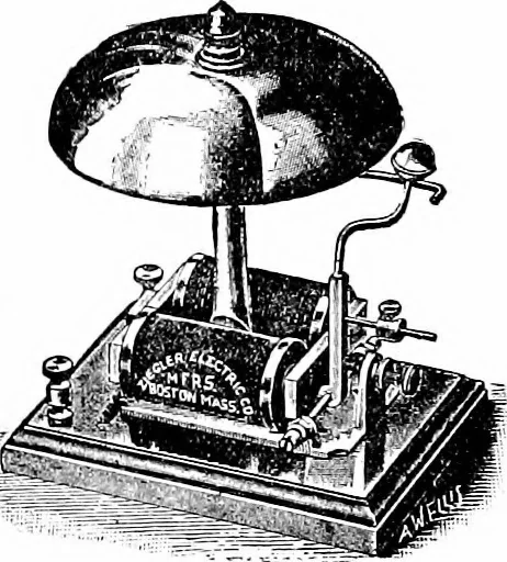 An illustration from Things a boy should know about electricity, 1900, leaf 95