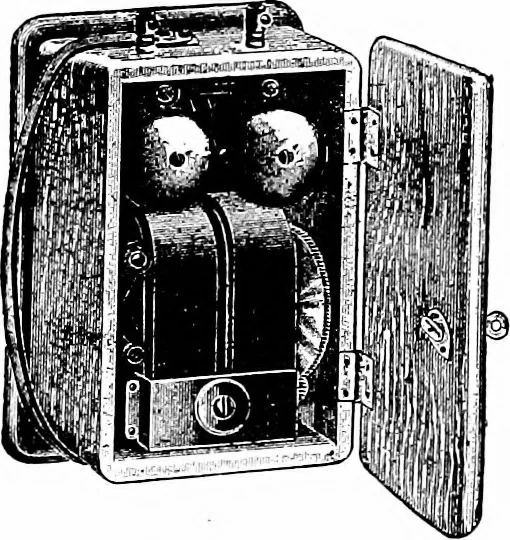 An illustration from Things a boy should know about electricity, 1900, leaf 97