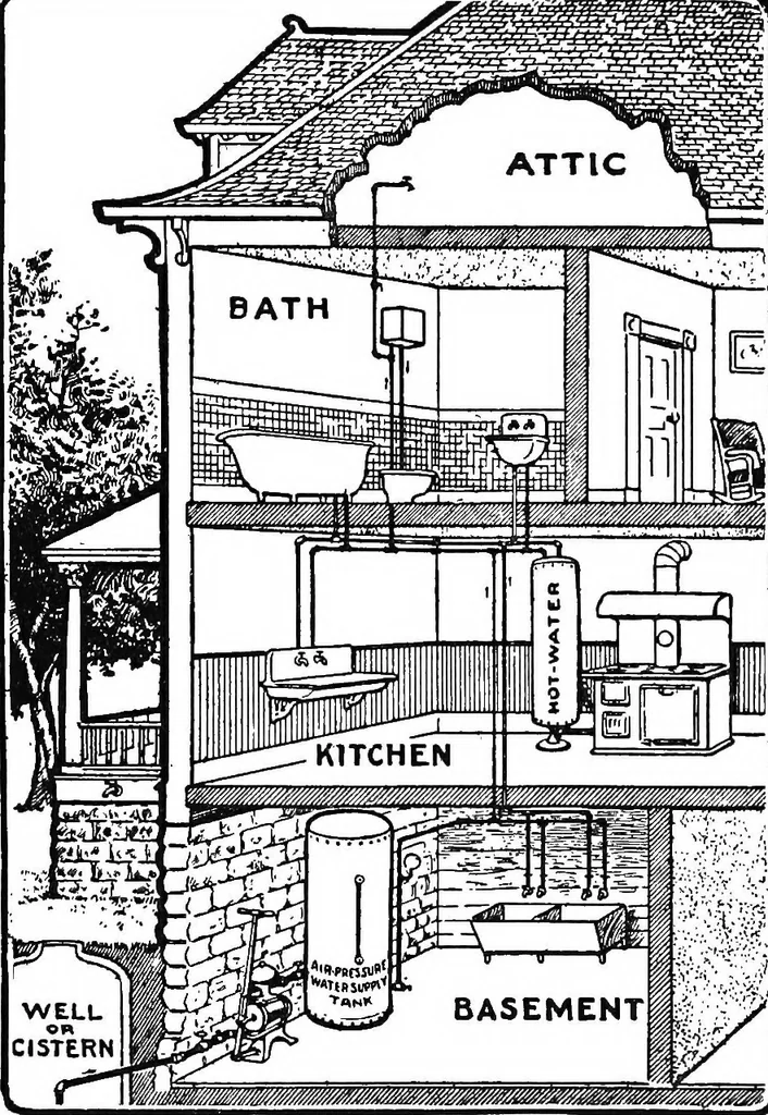 An illustration from Physics of the household, 1914, leaf 78