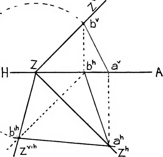 An illustration from Descriptive geometry, 1921, leaf 118
