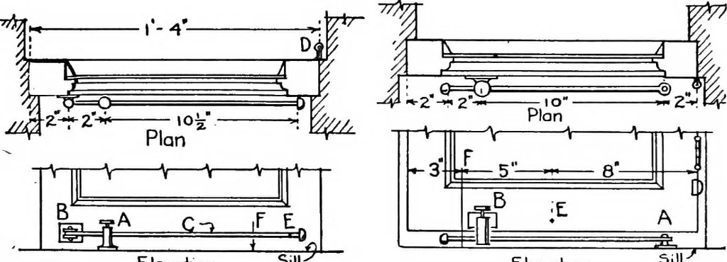An illustration from Descriptive geometry, 1921, leaf 168