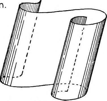 An illustration from Descriptive geometry, 1921, leaf 175
