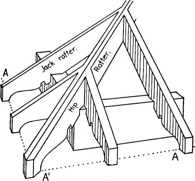 An illustration from Descriptive geometry, 1921, leaf 225