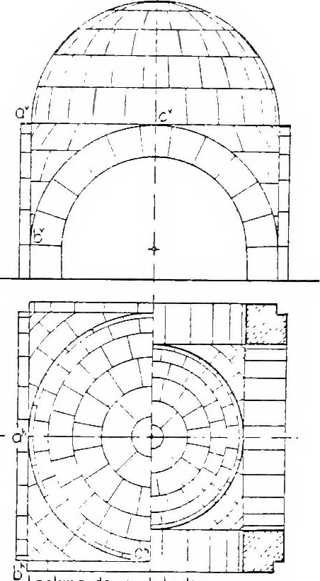 An illustration from Descriptive geometry, 1921, leaf 254