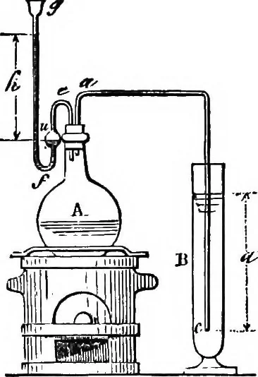 An illustration from Elements of chemical physics, 1860, leaf 341