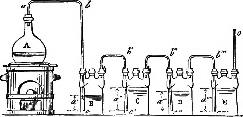 An illustration from Elements of chemical physics, 1860, leaf 343
