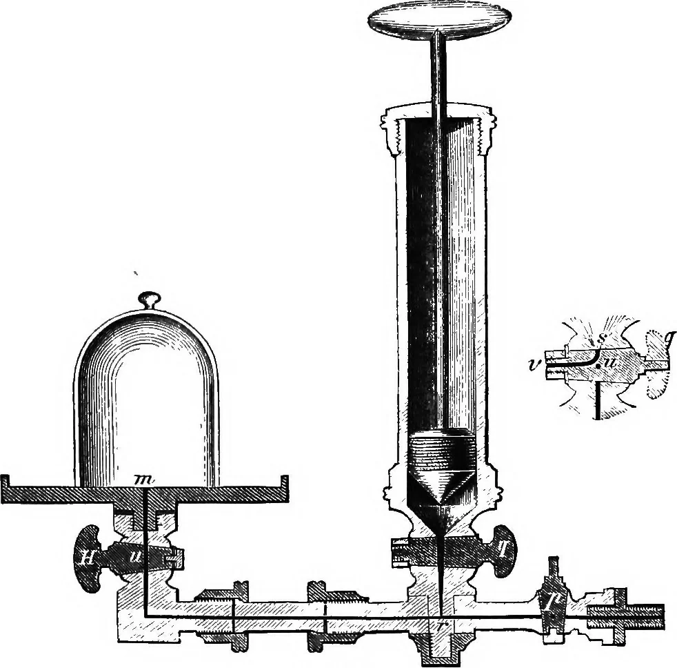 An illustration from Elements of chemical physics, 1860, leaf 351