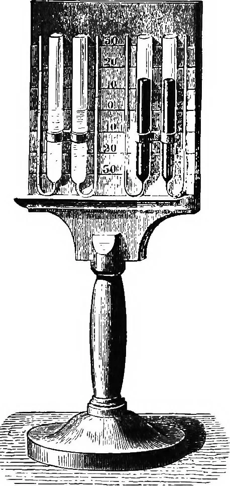 An illustration from Elements of chemical physics, 1860, leaf 379