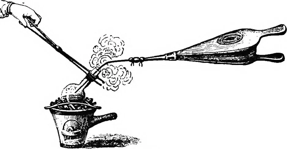 An illustration from Elements of chemical physics, 1860, leaf 395