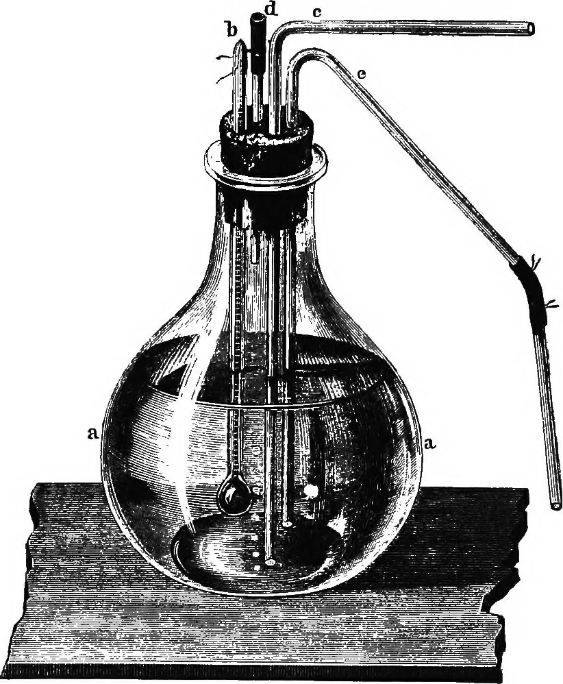 An illustration from Elements of chemical physics, 1860, leaf 424