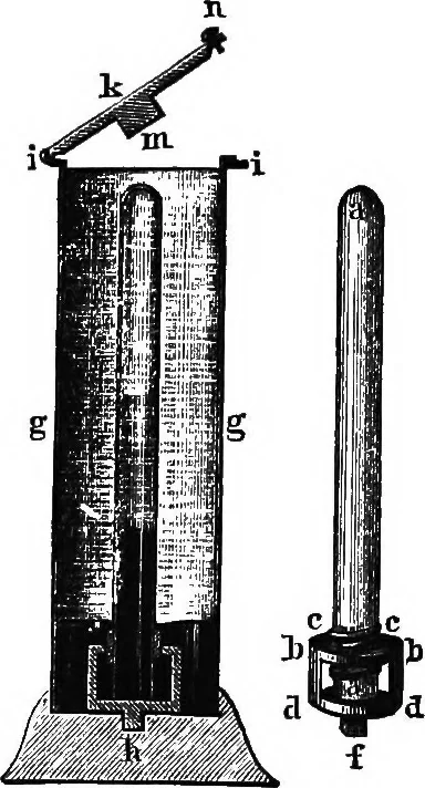 An illustration from Elements of chemical physics, 1860, leaf 428
