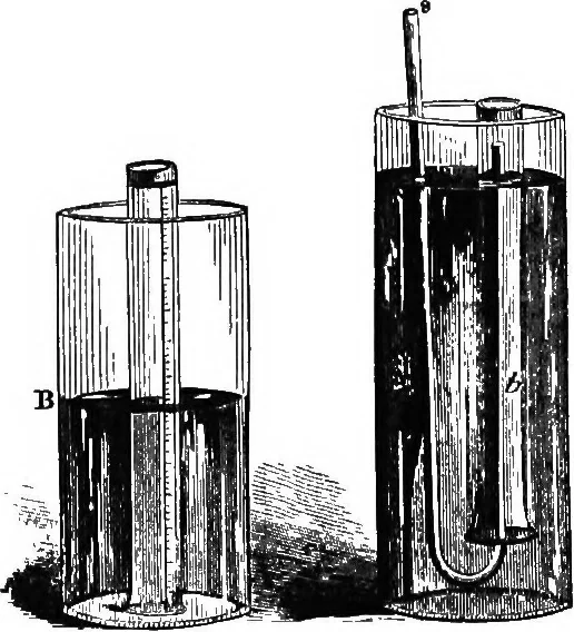 An illustration from Elements of chemical physics, 1860, leaf 445