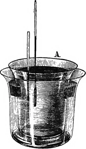 An illustration from Elements of chemical physics, 1860, leaf 580