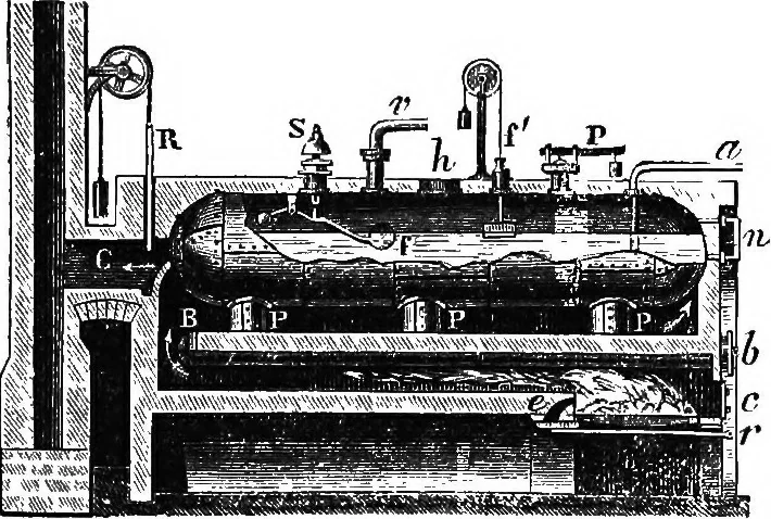 An illustration from Elements of chemical physics, 1860, leaf 642