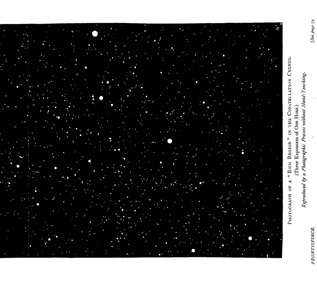 An illustration from Other suns than ours. A series of essays on suns - old, young, and dead, with other science gleanings, two essays on whist and correspondence with Sir John Herschel, 1887, leaf 7